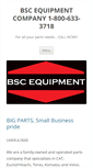 Mobile Screenshot of bscequipment.com