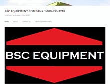 Tablet Screenshot of bscequipment.com